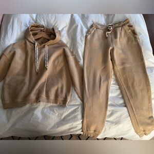 Aerie Cropped Hoodie and Jogger Set